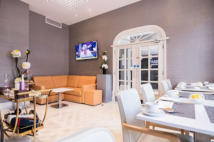 Park Grand London Lancaster Gate Hotel Buitenkant foto The interior of the restaurant